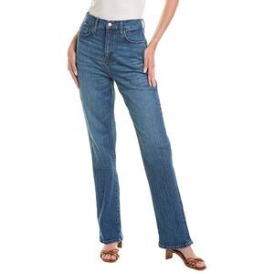 Triarchy Ms. Triarchy Medium Indigo High-Rise Straight Jean